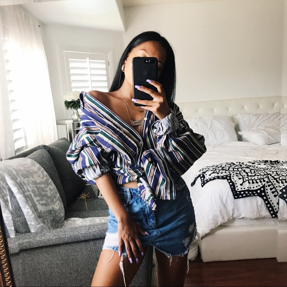 Striped Flannel🌿